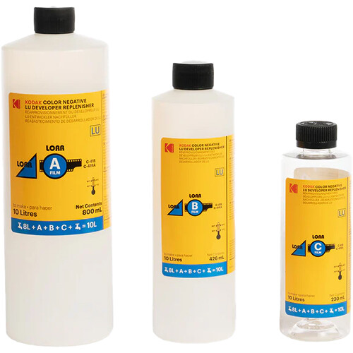 Kodak Color Negative LU Replenisher LORR (to Make 10L 4-Pack)