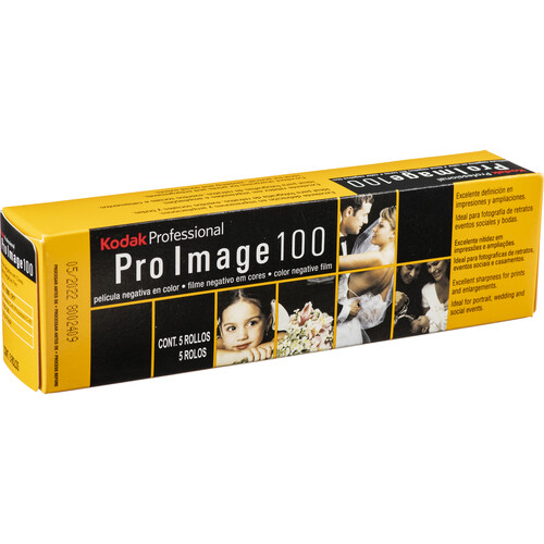 Kodak Pro Image 100 Color Negative Film (35mm Roll Film 36 Exposures 5-Pack)