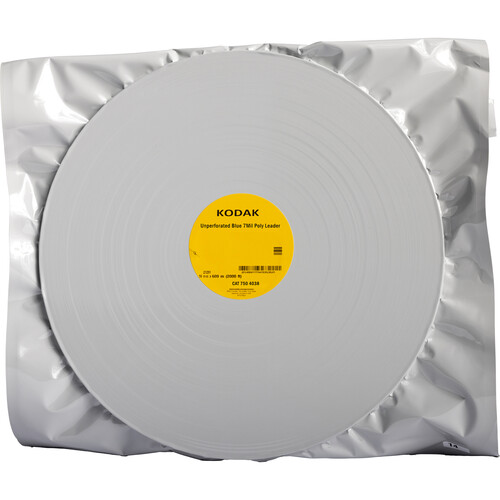 Kodak Blue Polyester Leader (16mm 2000' Roll Unperforated)