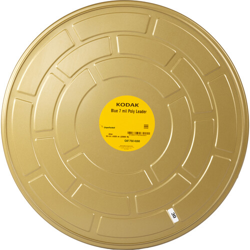 Kodak Blue Polyester Leader (35mm 2000' Roll Unperforated)