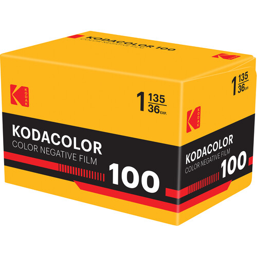 Kodak Kodacolor 100 Color Negative Film (35mm Roll Film 36 Exposures)