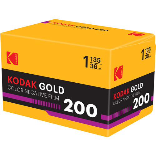 Kodak Eastman GOLD 200 Color Negative Film (35mm Roll Film 36 Exposures)