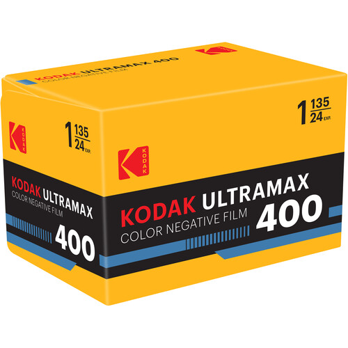Kodak Eastman UltraMax 400 Color Negative Film (35mm Roll Film 24 Exposures)