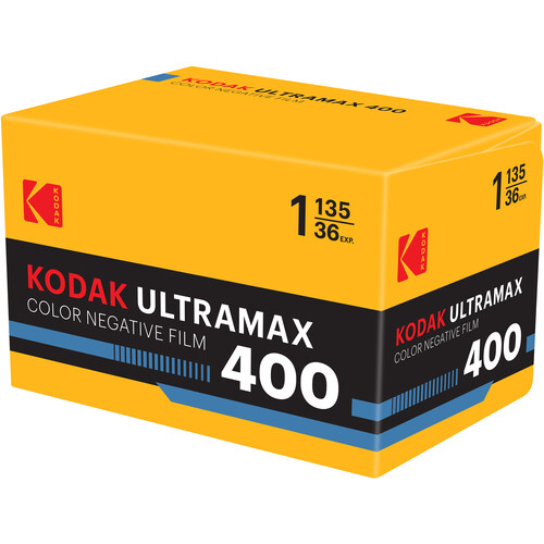 Kodak Eastman UltraMax 400 Color Negative Film (35mm Roll Film 36 Exposures)