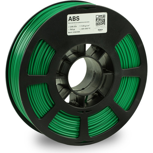 KODAK ABS Filament 2.85mm for 3D Printer, Green, Dimensional Accuracy +/- 0.03mm, 750g Spool (1.7lbs), ABS Filament 2.85 used as 3D Printer Filament to refill most FDM Printers