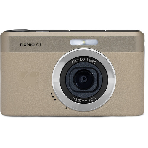 Kodak PIXPRO C1 Compact Digital Camera (Tan)
