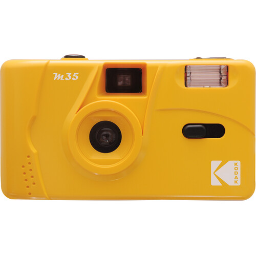 Kodak M35 35mm Film Camera with Flash (Yellow) DA00233 B&H Photo