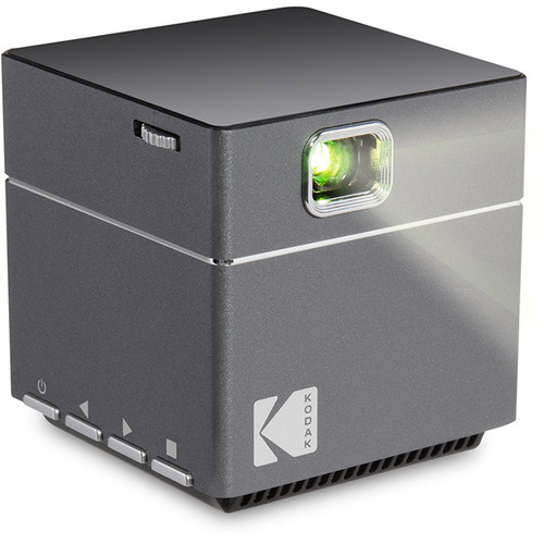 Kodak Wireless WiFi Portable Projector - DLP Pico LED 1080p HD Mini Projector - Supports Android Miracast, iOS Apple Airplay Phones and Devices - Rechargeable with Speakers ? HDMI and Micro SD Card