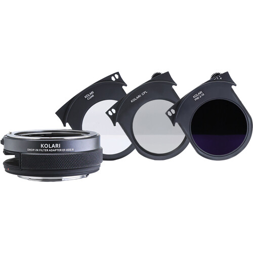 Kolari Vision RF to EF Drop-In Filter Adapter with VND CPL & Clear Drop-In Filters