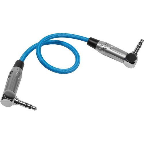 Kondor Blue 3.5mm to 3.5mm Right-Angle Timecode Audio Cable (10