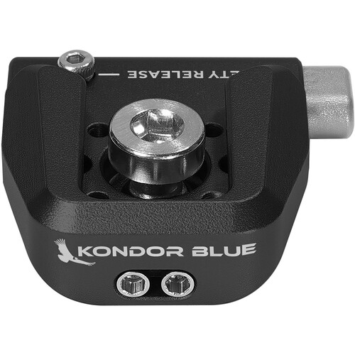 Kondor Blue Anti-Twist Cold Shoe Plate (Raven Black)