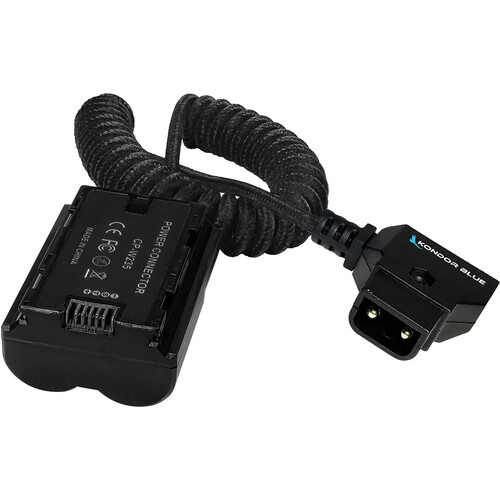 Kondor Blue D-Tap to FUJIFILM NP-W235 Dummy Battery Cable (Raven Black)