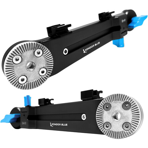 Kondor Blue Rosette Adjustable Length Extension Arm Set (Raven Black Right and Left)