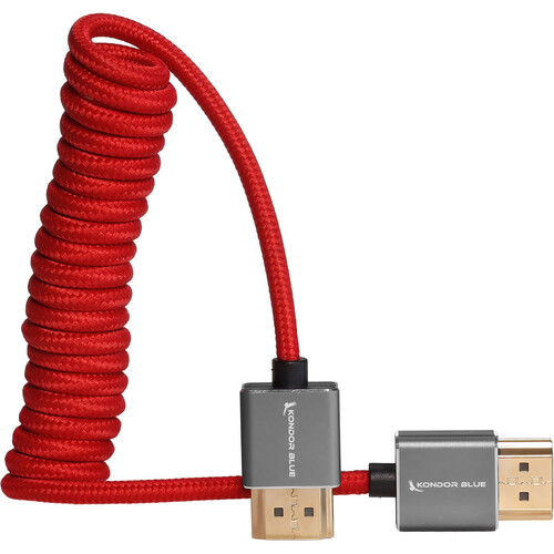 Kondor Blue Coiled High-Speed HDMI 2.0 Braided Cable (12 to 24