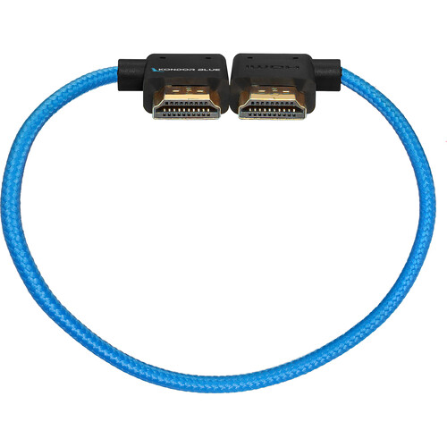 Kondor Blue Right-Angle to Left-Angle High-Speed HDMI Cable (Kondor Blue 12