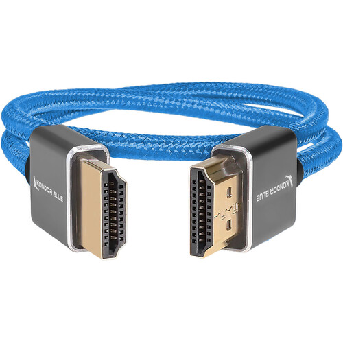 Kondor Blue Braided High-Speed HDMI Cable (Blue 16