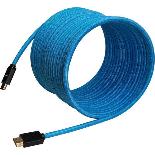 Kondor Blue Braided HDMI Cable (25' Blue)
