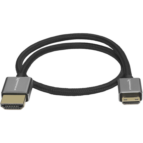 Kondor Blue High-Speed Mini-HDMI to HDMI Cable (Raven Black 16