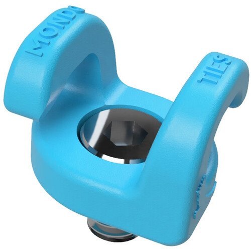 Kondor Blue Mondo Ties Cable Management Clips (Blue 10-Pack)