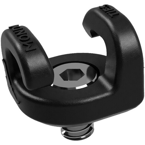 Kondor Blue Mondo Ties Cable Management Clips (Black 5-Pack)