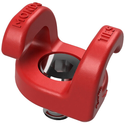 Kondor Blue Mondo Ties Cable Management Clips (Red 5-Pack)