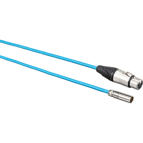 Kondor Blue Mini-XLR Male to XLR Female Audio Cable for Canon C70 & BMPCC 6K/4K (Blue 16