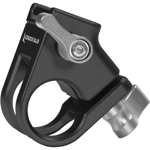 Kondor Blue 19mm Rod to NATO Clamp (Raven Black)