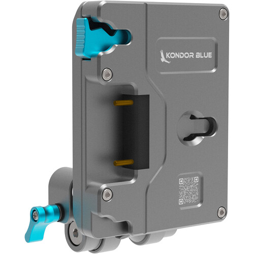 Kondor Blue Pro Battery Plate with Swiveling Rod Block (Gold Mount Space Gray)