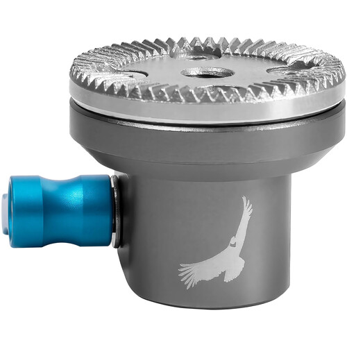 Kondor Blue 15mm Rosette Single-Rod Clamp (Space Gray)