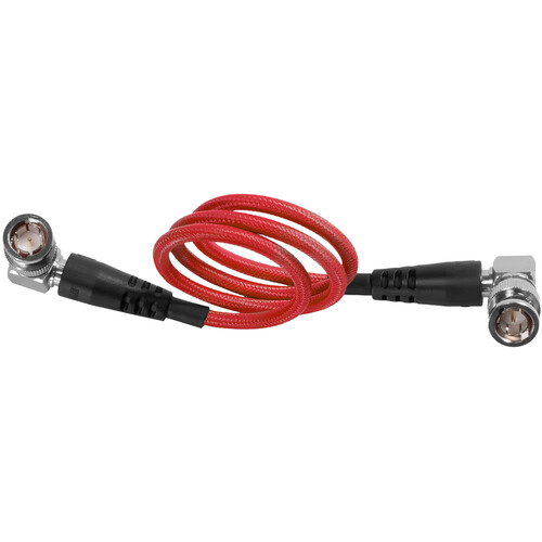 Kondor Blue 12G-SDI Right-Angle Cable for 4K60p Camera Monitors and Transmitters (22