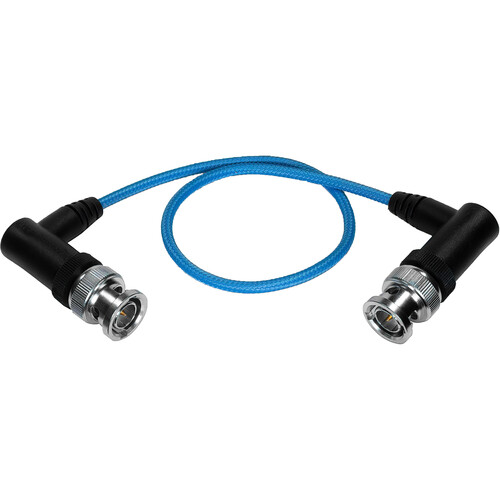 Kondor Blue Ultra-Thin 3G-SDI Right-Angle BNC Cable (12