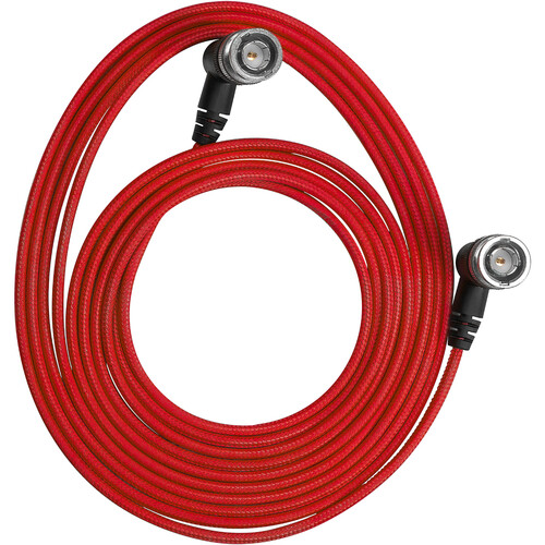 Kondor Blue 6G-SDI Video Cable with Right-Angle BNC Connectors (10' Cardinal Red)