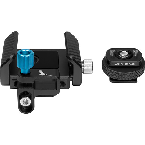Kondor Blue T5/T7 Samsung SSD Holder for Blackmagic Pocket Cinema Camera 4K/6K & Z Cam Cages (Raven Black)