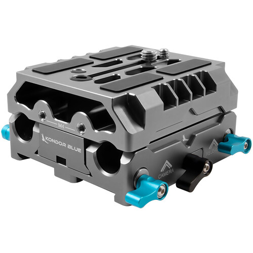 Kondor Blue LWS ARRI Bridge Plate with Riser for RED KOMODO/KOMODO X (Space Gray)