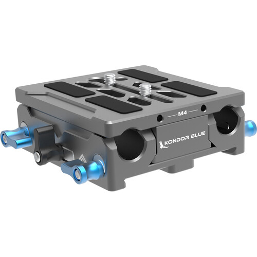 Kondor Blue Universal 15mm LWS Bridge Plate for ARRI/RED/URSA/C70/VENICE (Space Gray)