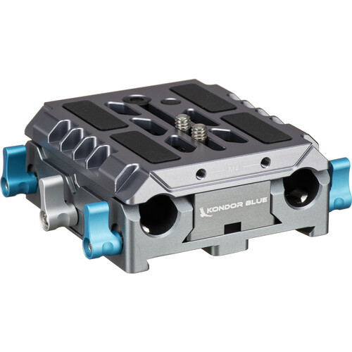 Kondor Blue LWS ARRI Bridge Plate with Riser for RED V-RAPTOR (Space Gray)