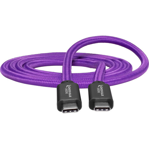 Kondor Blue Gerald Undone USB-C 3.2 Cable (4' Purple)