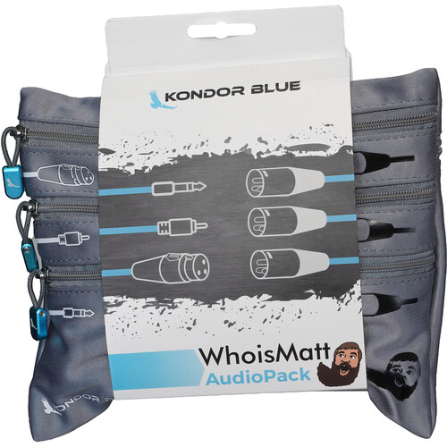 Kondor Blue WhoisMatt Audio Pack of 3 Cables