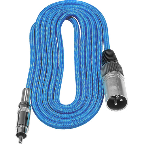 Kondor Blue WhoisMatt RCA Male to 3-Pin XLR Male (6')
