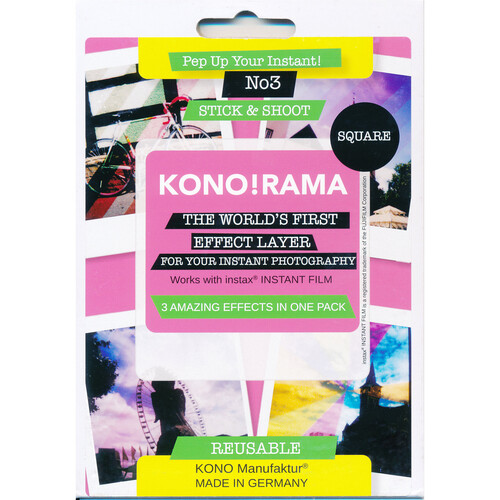 KONO Number 3 Effects Filter Pack for FUJIFILM INSTAX SQUARE Film