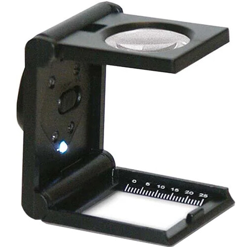 Konus CONTAFILO 5x Linen Tester with LED (25 x 25mm)