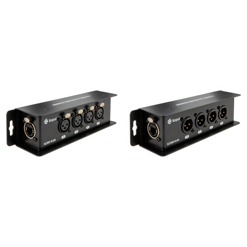 Kopul 4-Channel XLR Network Cable Extender Kit with Male and Female Extenders
