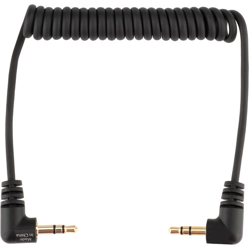 Kopul CMX-RC30 Right-Angle Coiled Stereo Mini Cable (Black 8 to 24