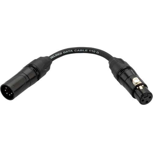 Kopul DMX53PA-S 5-Pin Male to 3-Pin Female DMX Adapter Cable (6