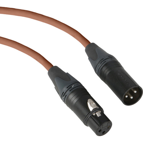Kopul Premium Performance 3000 Series Neutrik XLR Male to XLR Female Microphone Cable (1.5' Brown)