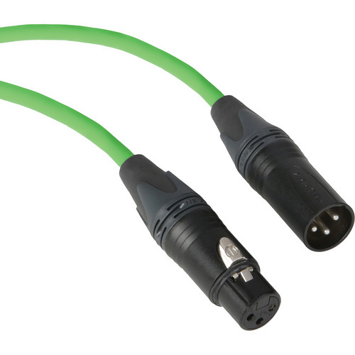 Kopul Premium Performance 3000 Series Neutrik XLR Male to XLR Female Microphone Cable (10' Green)
