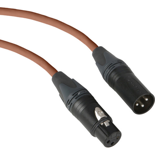 Kopul Premium Performance 3000 Series Neutrik XLR Male to XLR Female Microphone Cable (25' Brown)