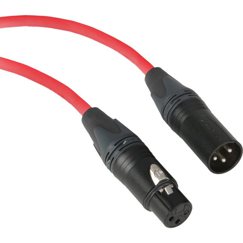 Kopul Premium Performance 3000 Series Neutrik XLR Male to XLR Female Microphone Cable (100' Red)