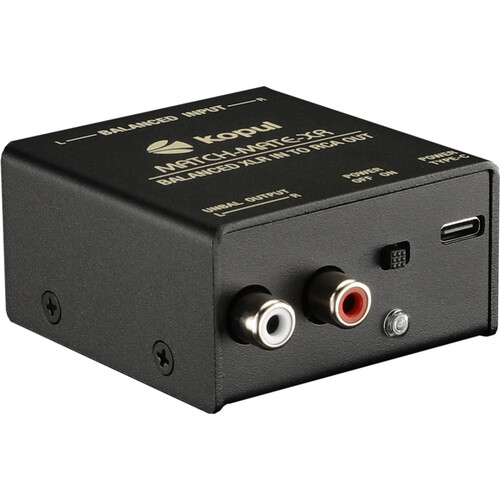 Kopul MATCH-MATE-XR In-Line Stereo XLR to RCA Signal Converter
