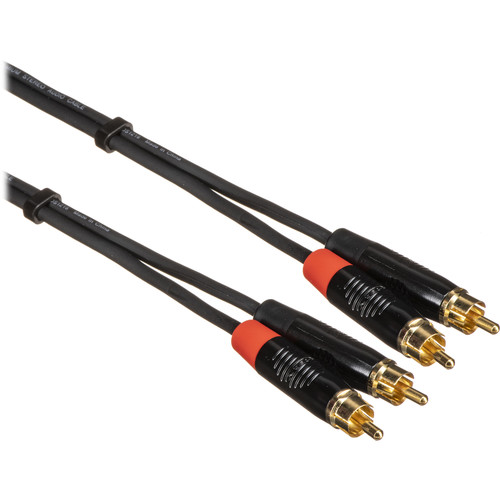 Kopul 2 RCA Male to 2 RCA Male Stereo Audio Cable (1.5 ft)